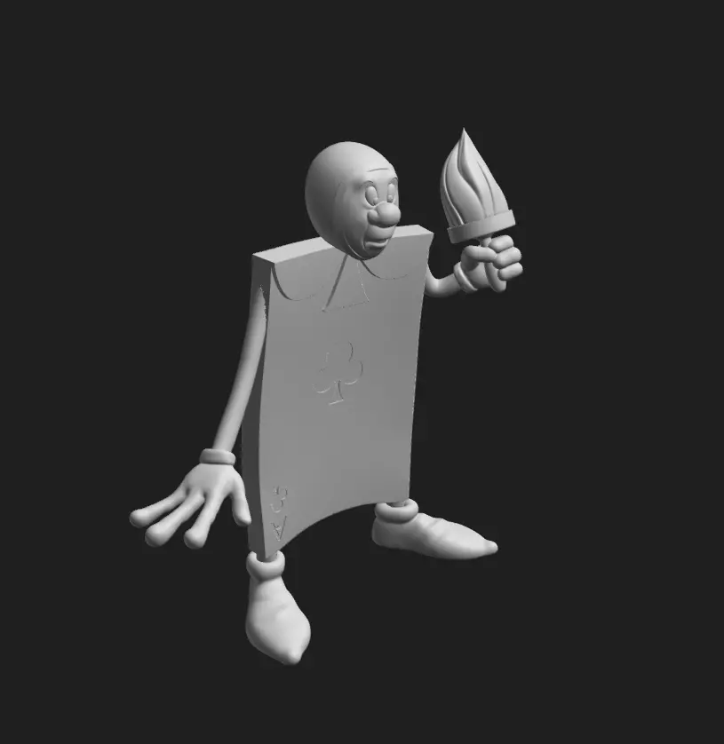 Wonder Land Card 3D print model_4