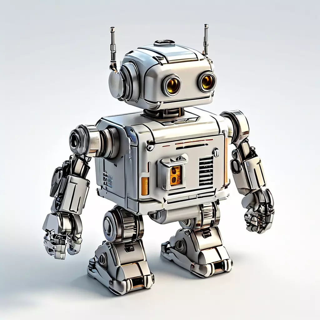 SciFi Robot Game Ready Model Low-poly 3D model_0