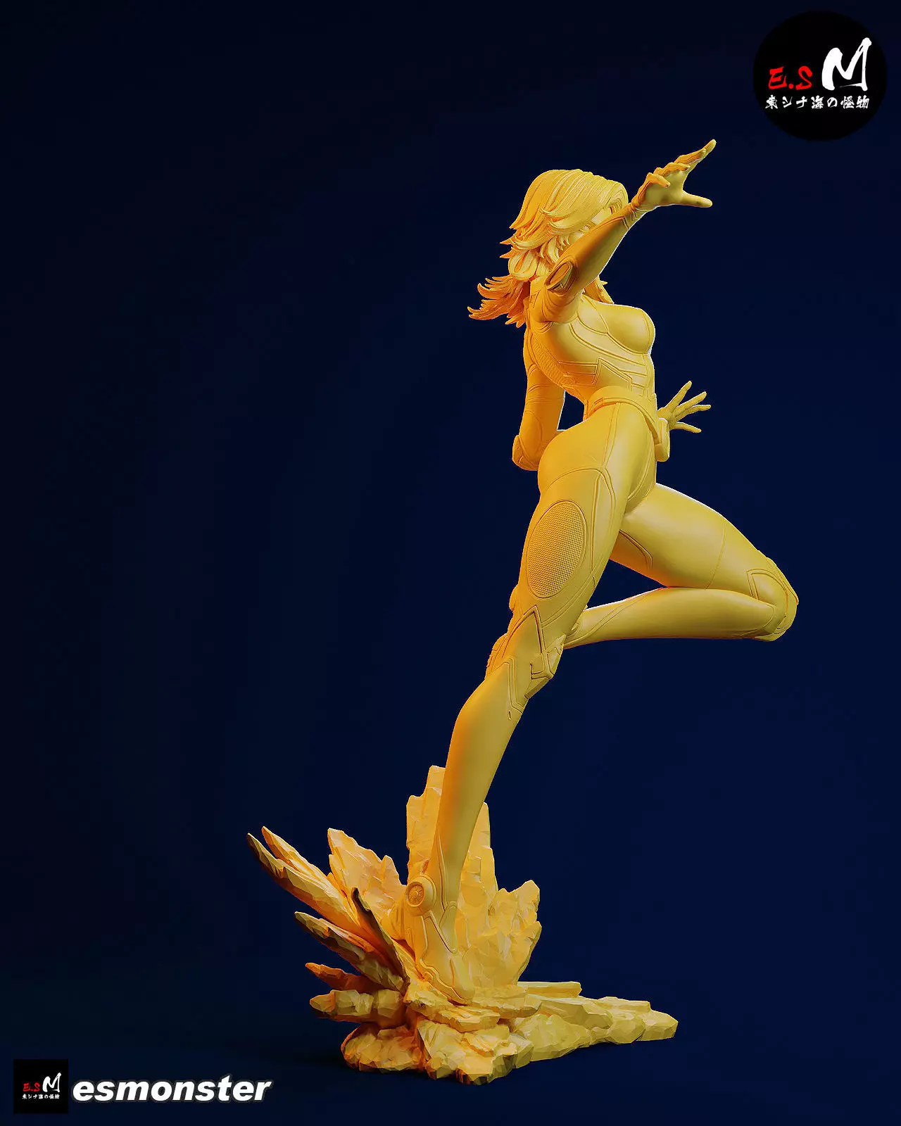 Invisible Woman CHARACTER BY ESM 2 pose 3D print model_12