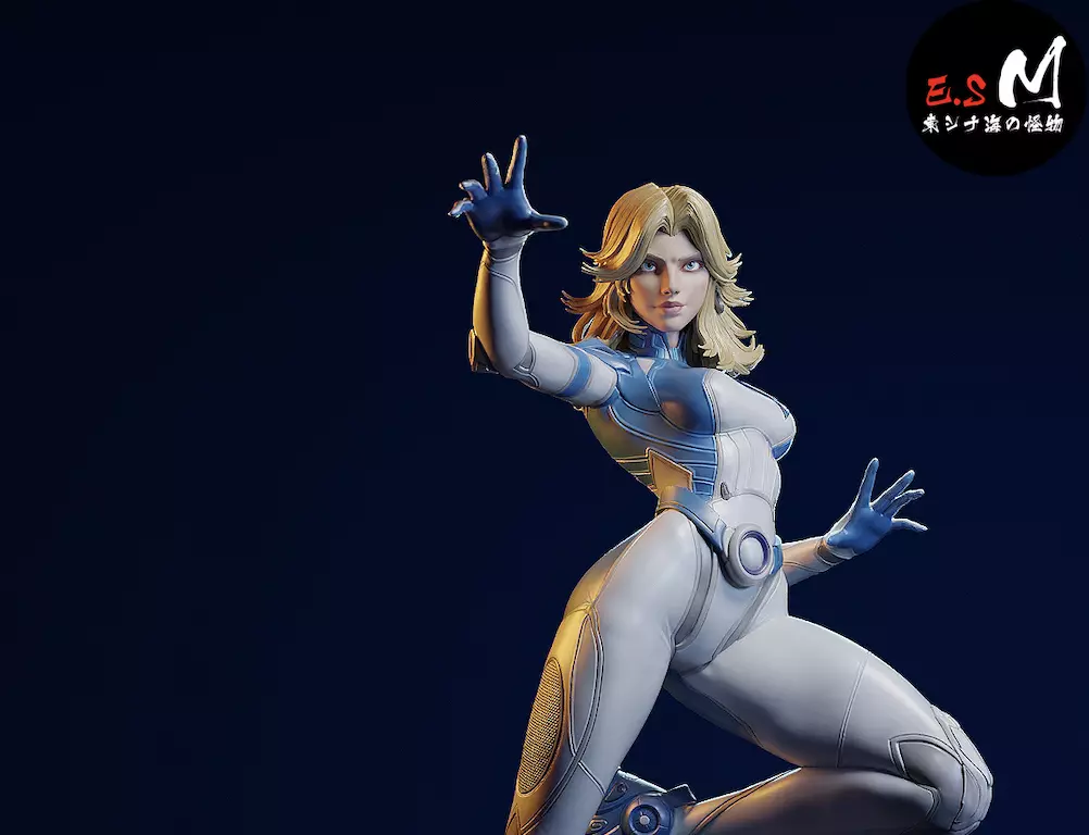 Invisible Woman CHARACTER BY ESM 2 pose 3D print model_0