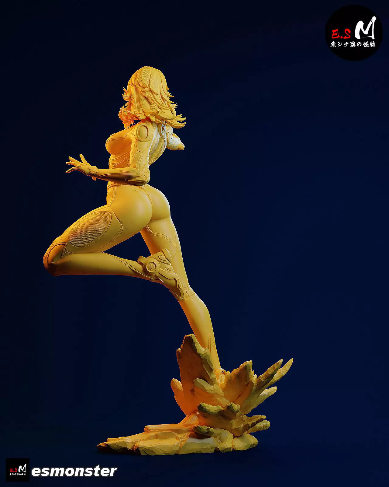 Invisible Woman CHARACTER BY ESM 2 pose 3D print model_18
