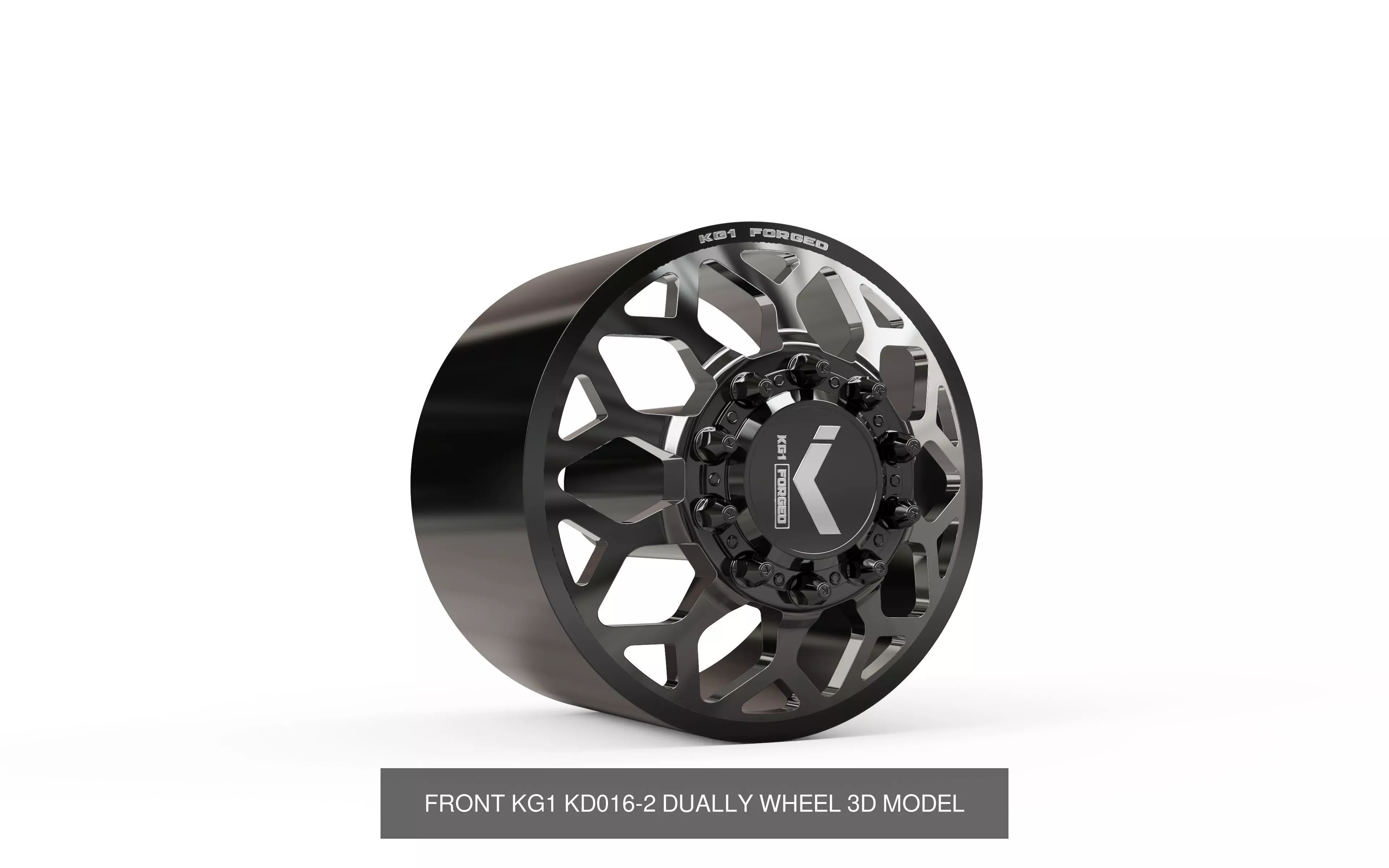 best seller KG1 forged dually wheels 3D Model Collection_5