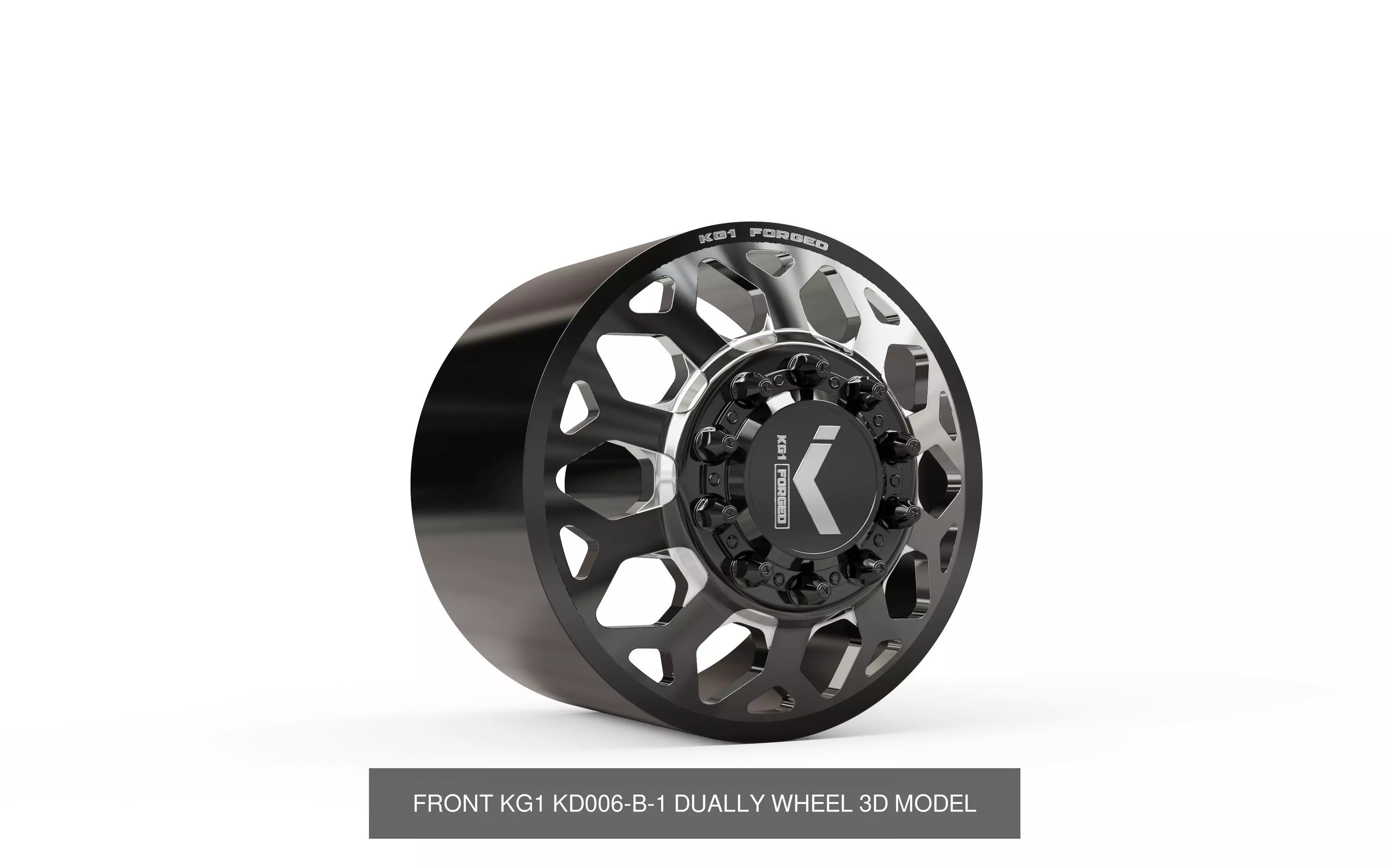best seller KG1 forged dually wheels 3D Model Collection_2