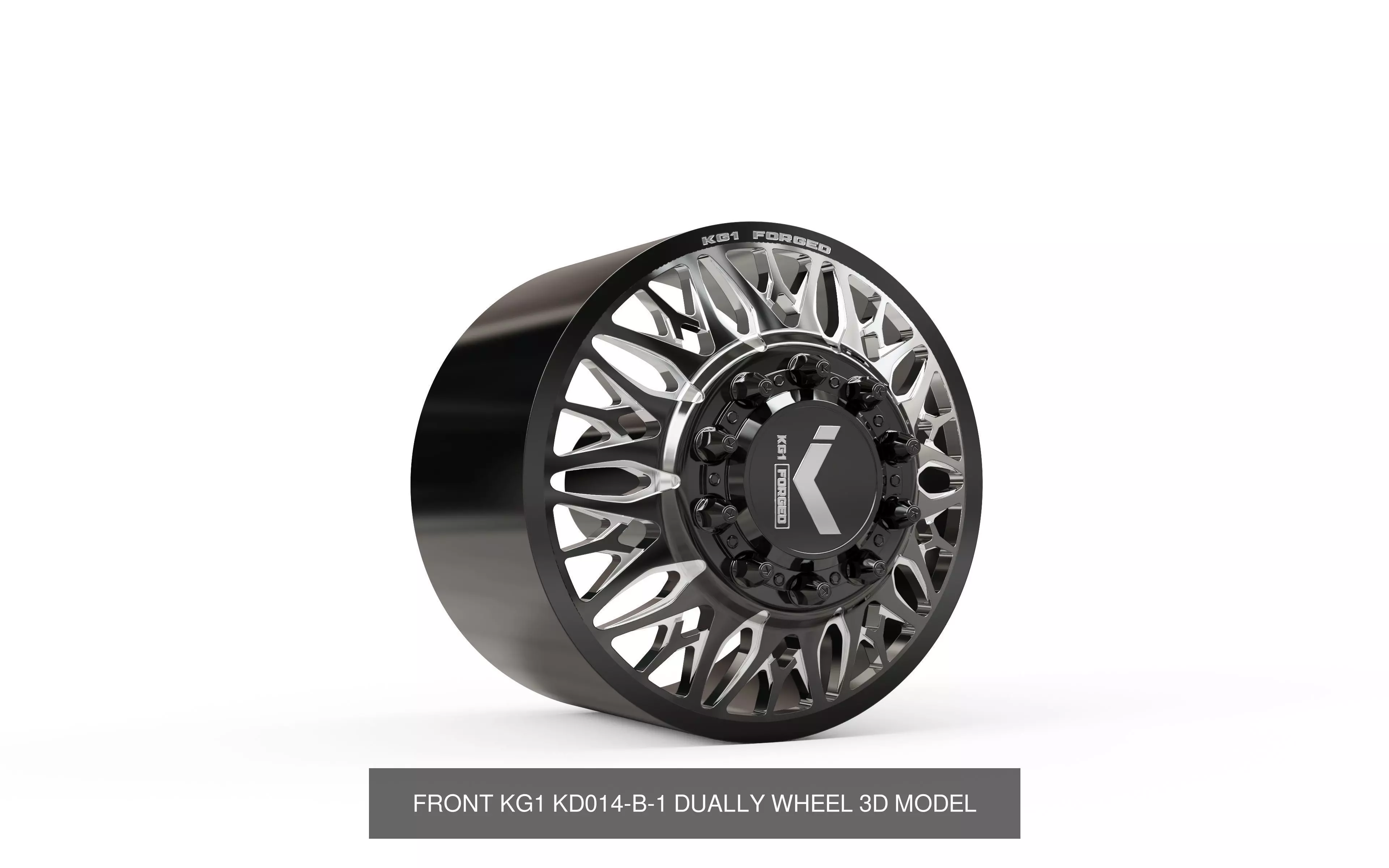 best seller KG1 forged dually wheels 3D Model Collection_4
