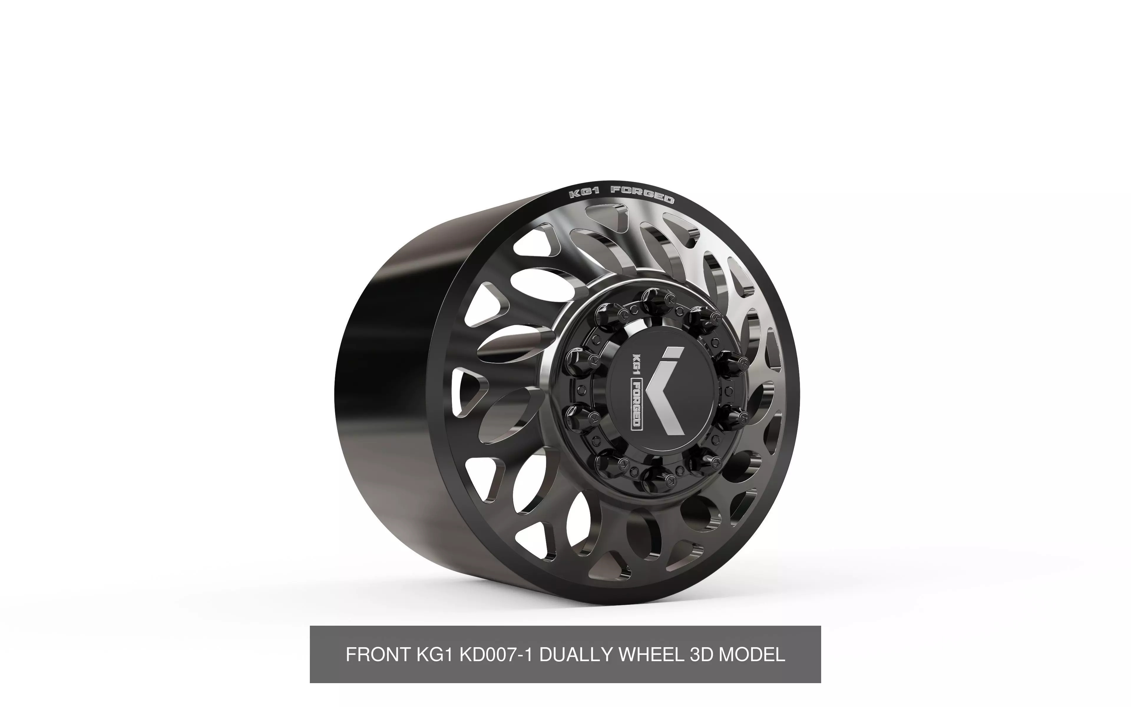 best seller KG1 forged dually wheels 3D Model Collection_3
