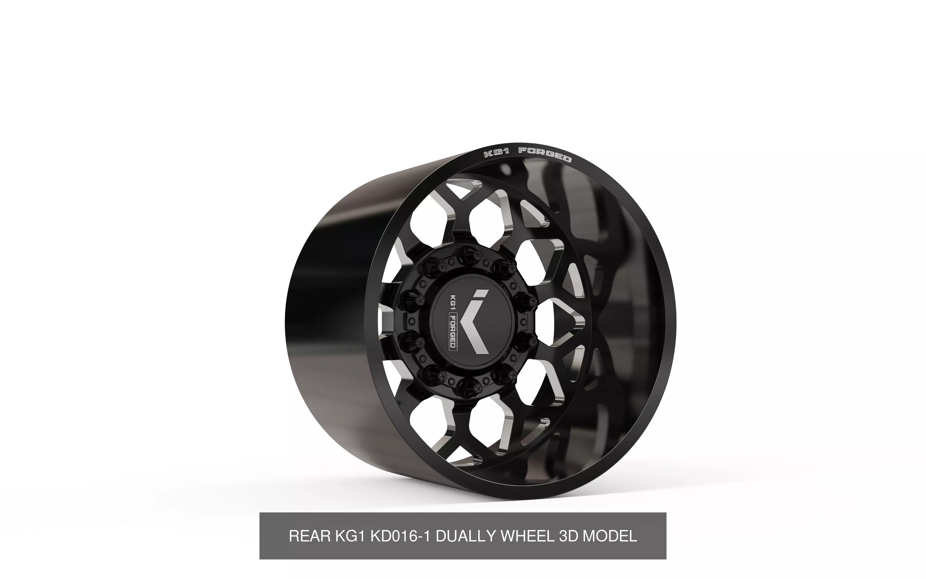 best seller KG1 forged dually wheels 3D Model Collection_11