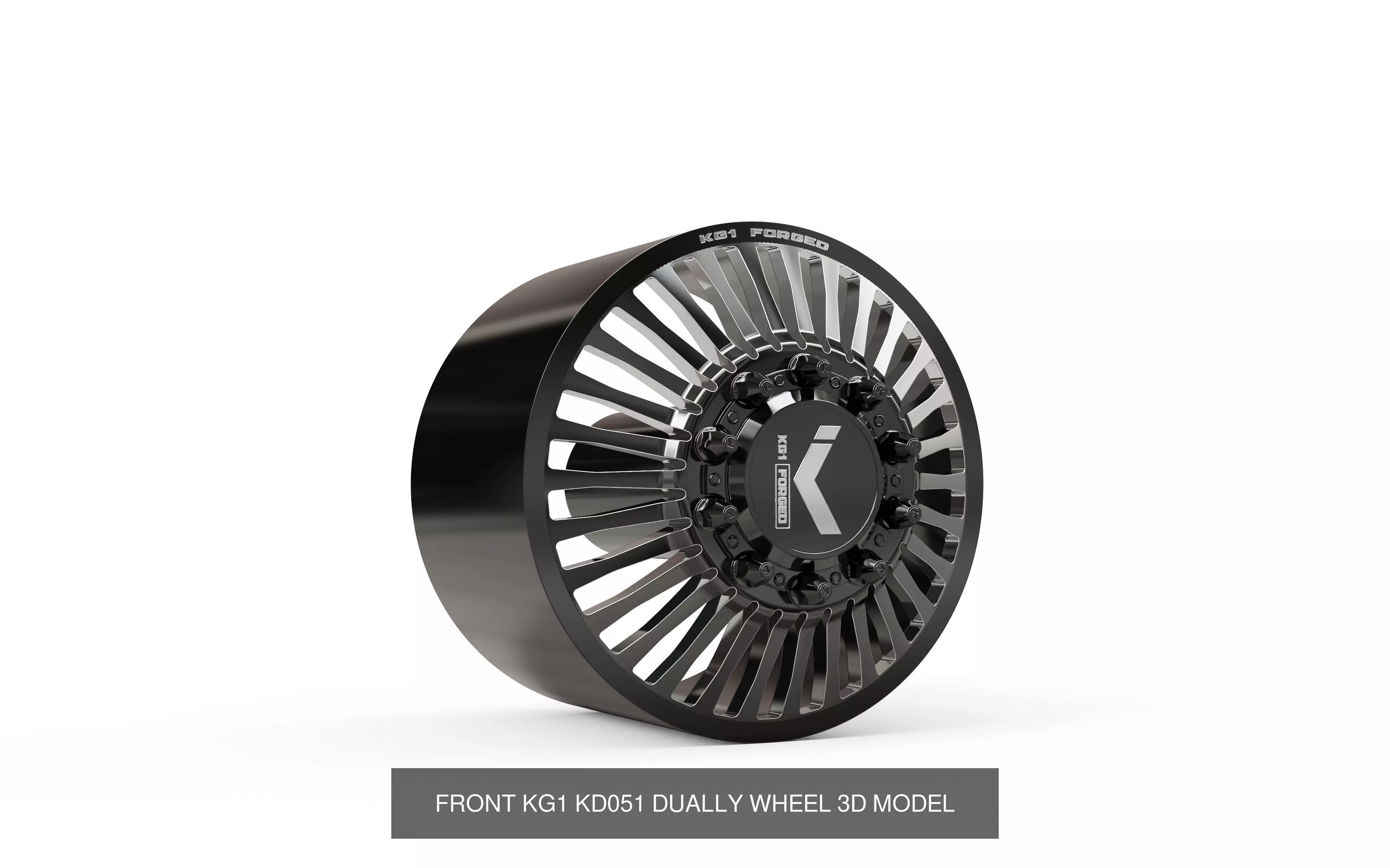 best seller KG1 forged dually wheels 3D Model Collection_6