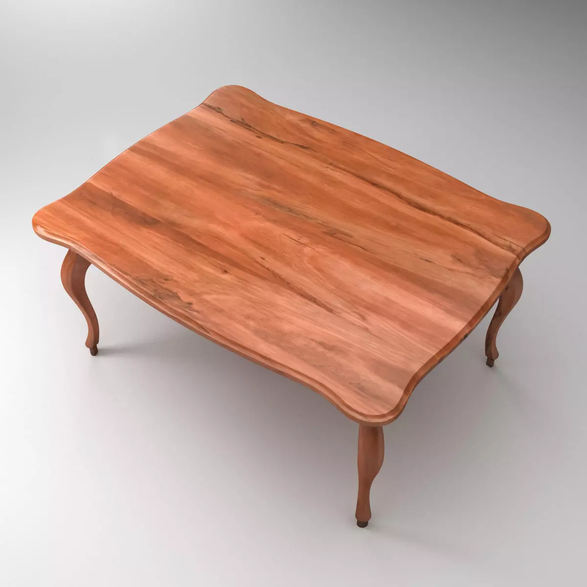 Acrylic Coffee Table in Classic Style 3D model_10