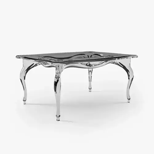 Acrylic Coffee Table in Classic Style