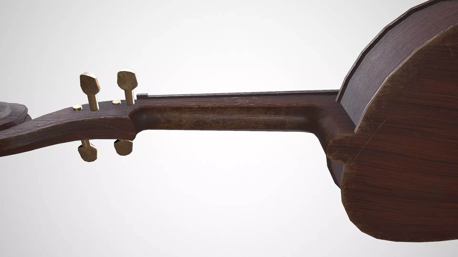 Old Violin low-poly PBR Low-poly 3D model_20