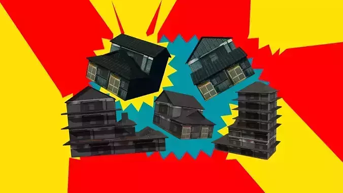 5 PSX Traditional Japanease House Pack