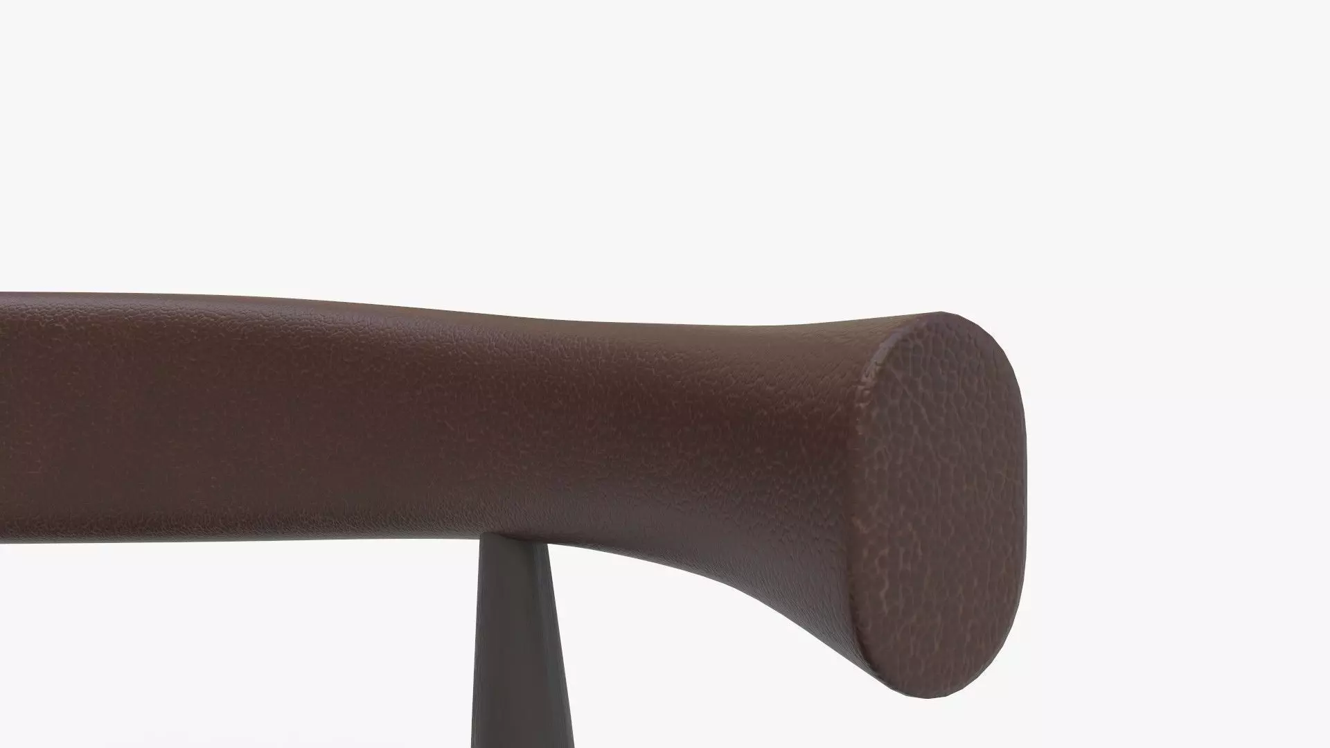 Elbow bar stool Hans Wegner replica 3D model_8