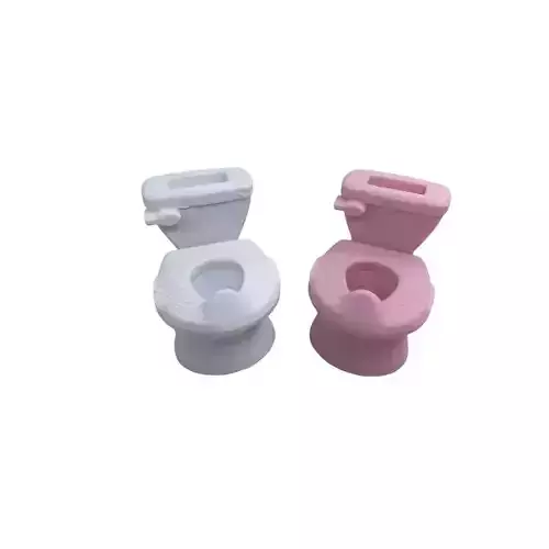 112 Scale Kids Potty STL FBX OBJ  Miniature Dollhouse Toilet 3D print model
