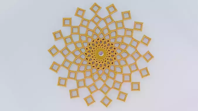 GOLDEN MANDALA DIAMOND