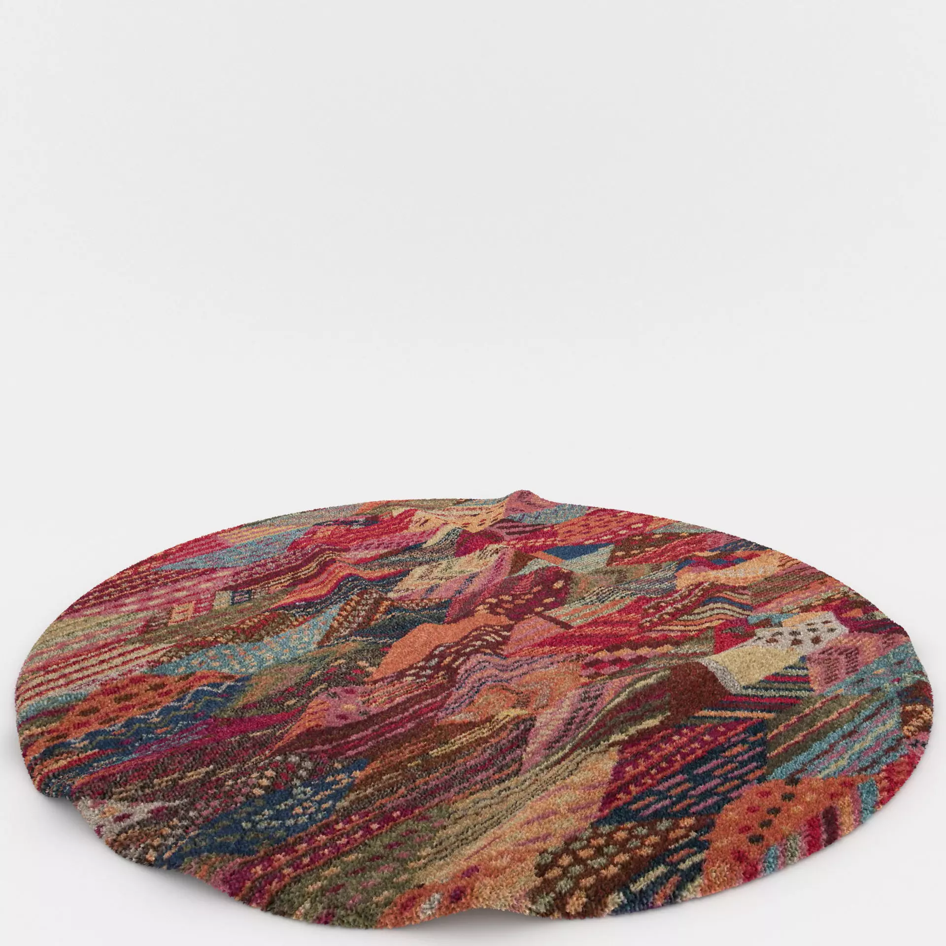 Rugs No 1042 Low-poly 3D model_5