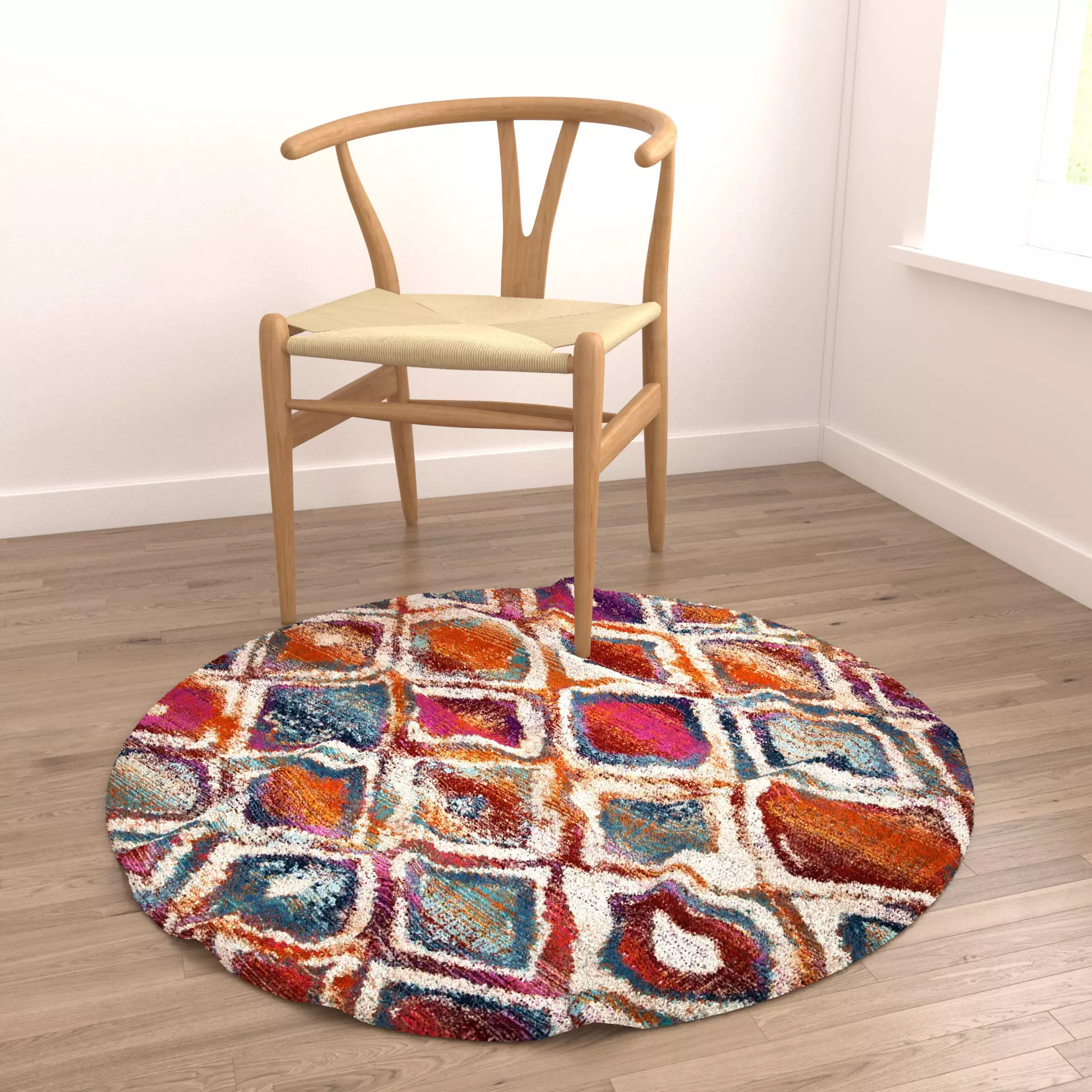 Rugs No 1042 Low-poly 3D model_4