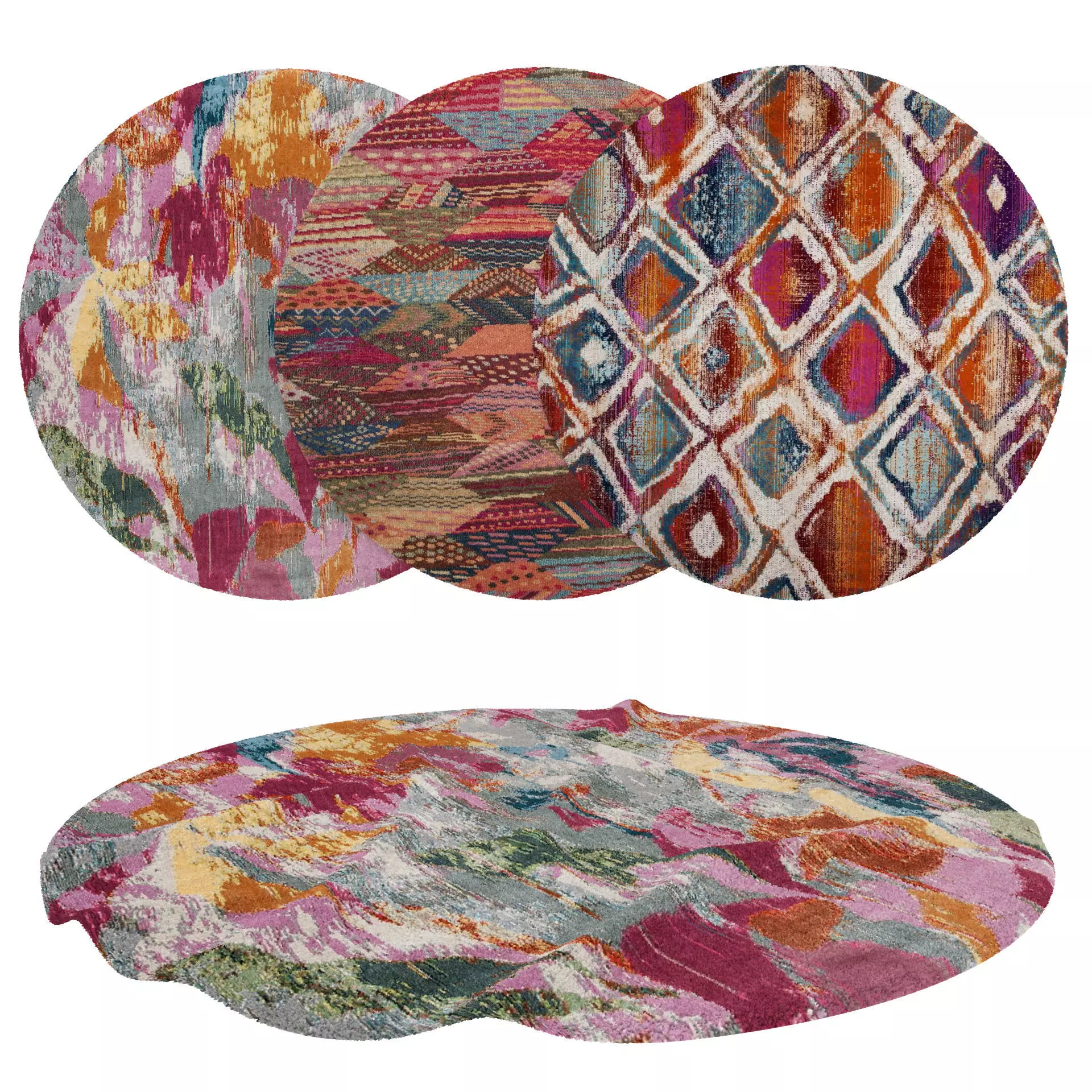 Rugs No 1042 Low-poly 3D model_0