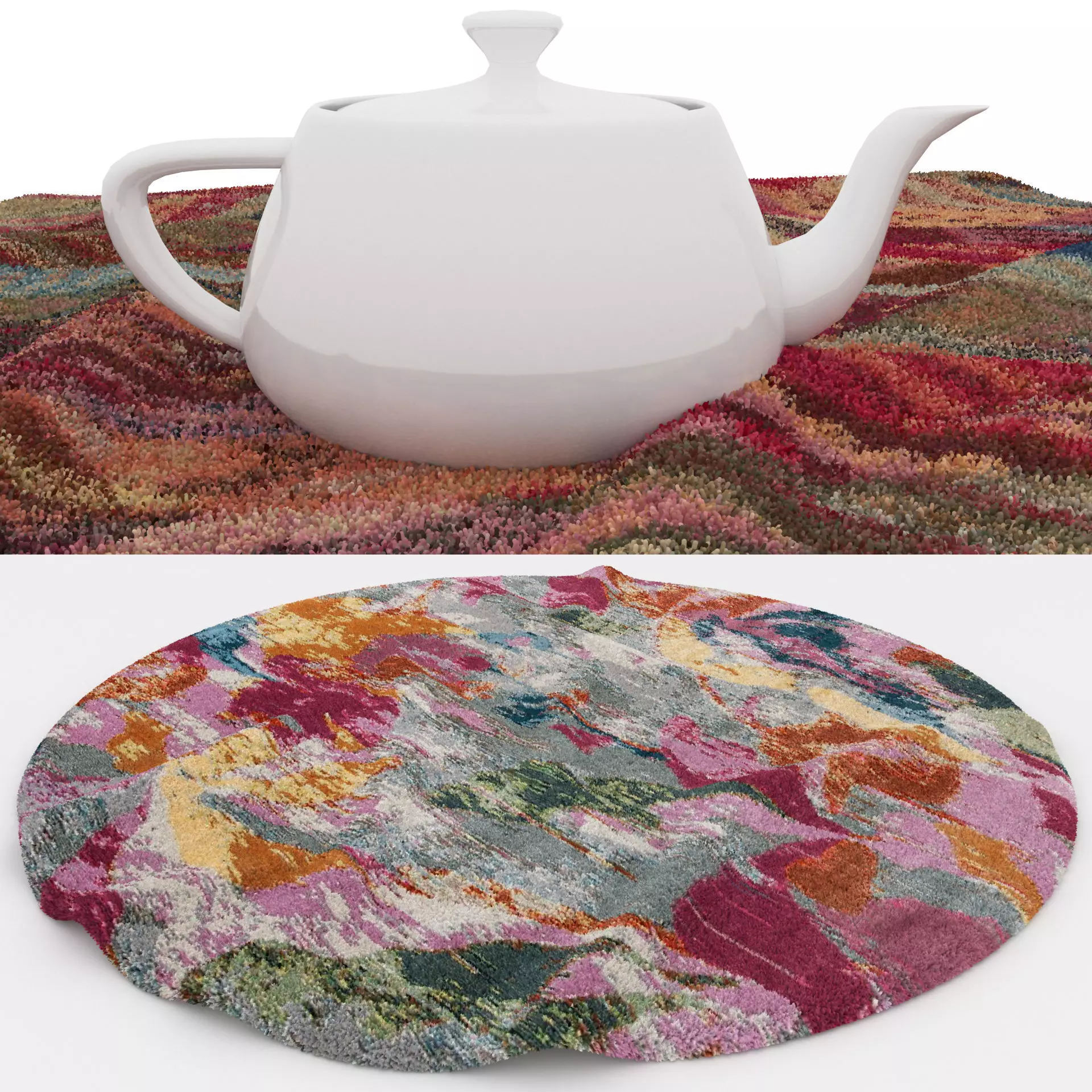 Rugs No 1042 Low-poly 3D model_1