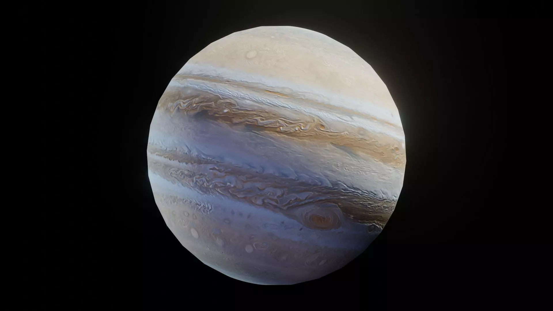 Photorealistic Solar System 3D Model With 25 Sci-Fi Music Tracks Low-poly 3D model_17