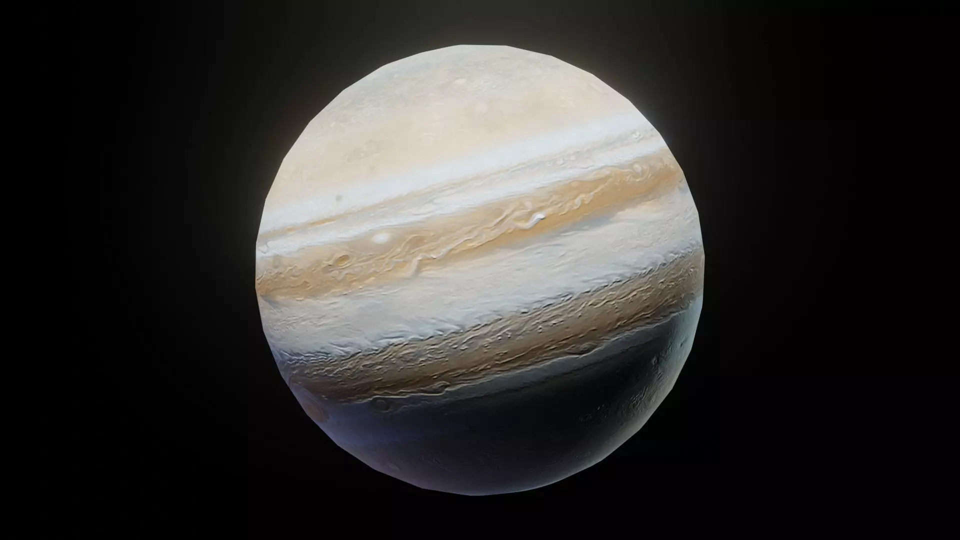 Photorealistic Solar System 3D Model With 25 Sci-Fi Music Tracks Low-poly 3D model_16