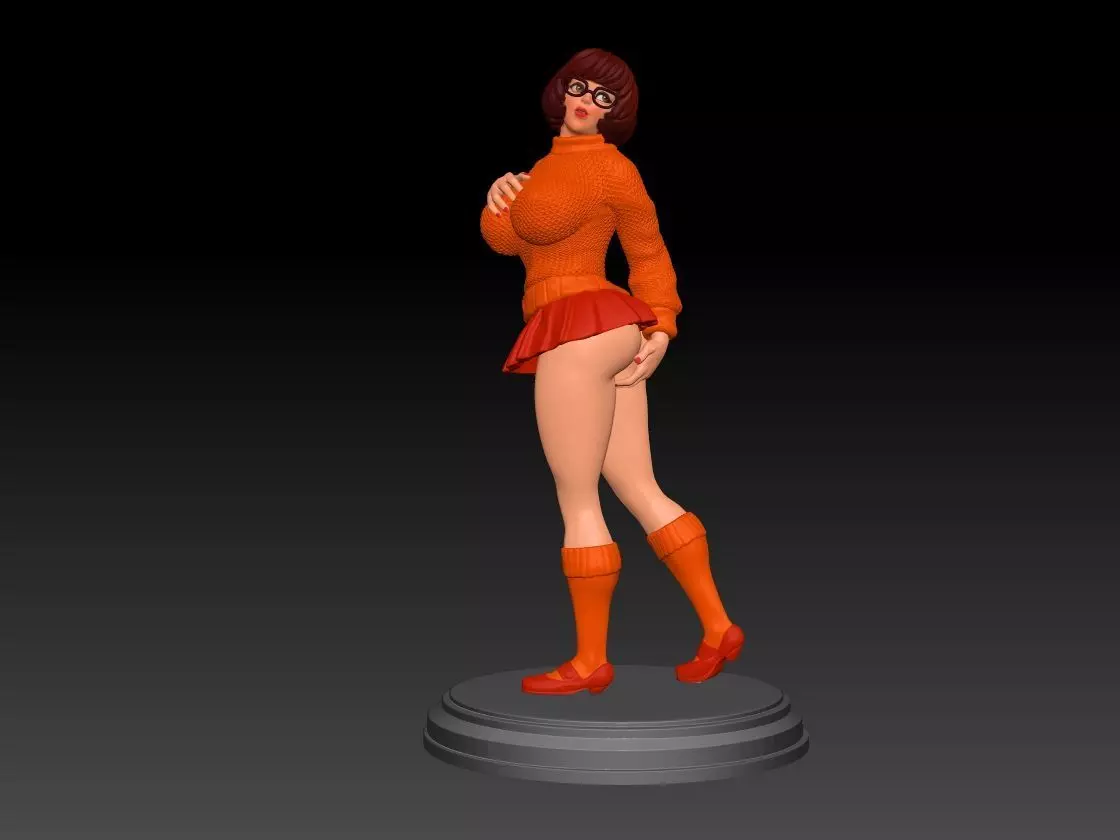 Velma Scooby Doo Fanart Collectible Figure 3D print model_3