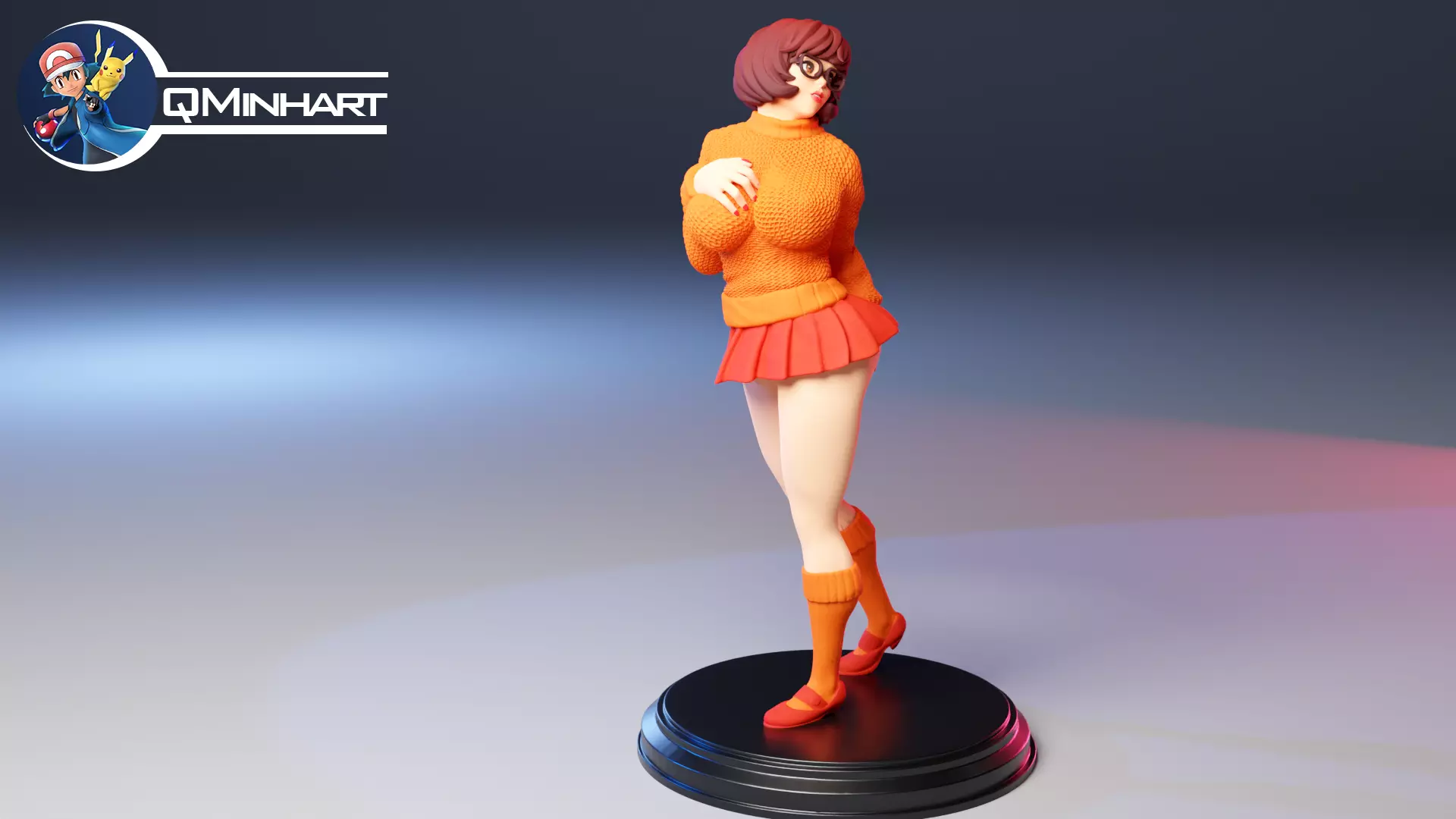 Velma Scooby Doo Fanart Collectible Figure 3D print model_34