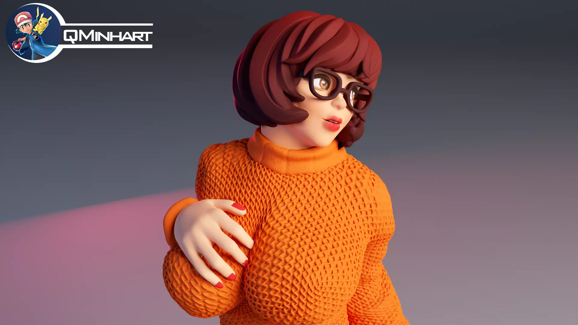 Velma Scooby Doo Fanart Collectible Figure 3D print model_46