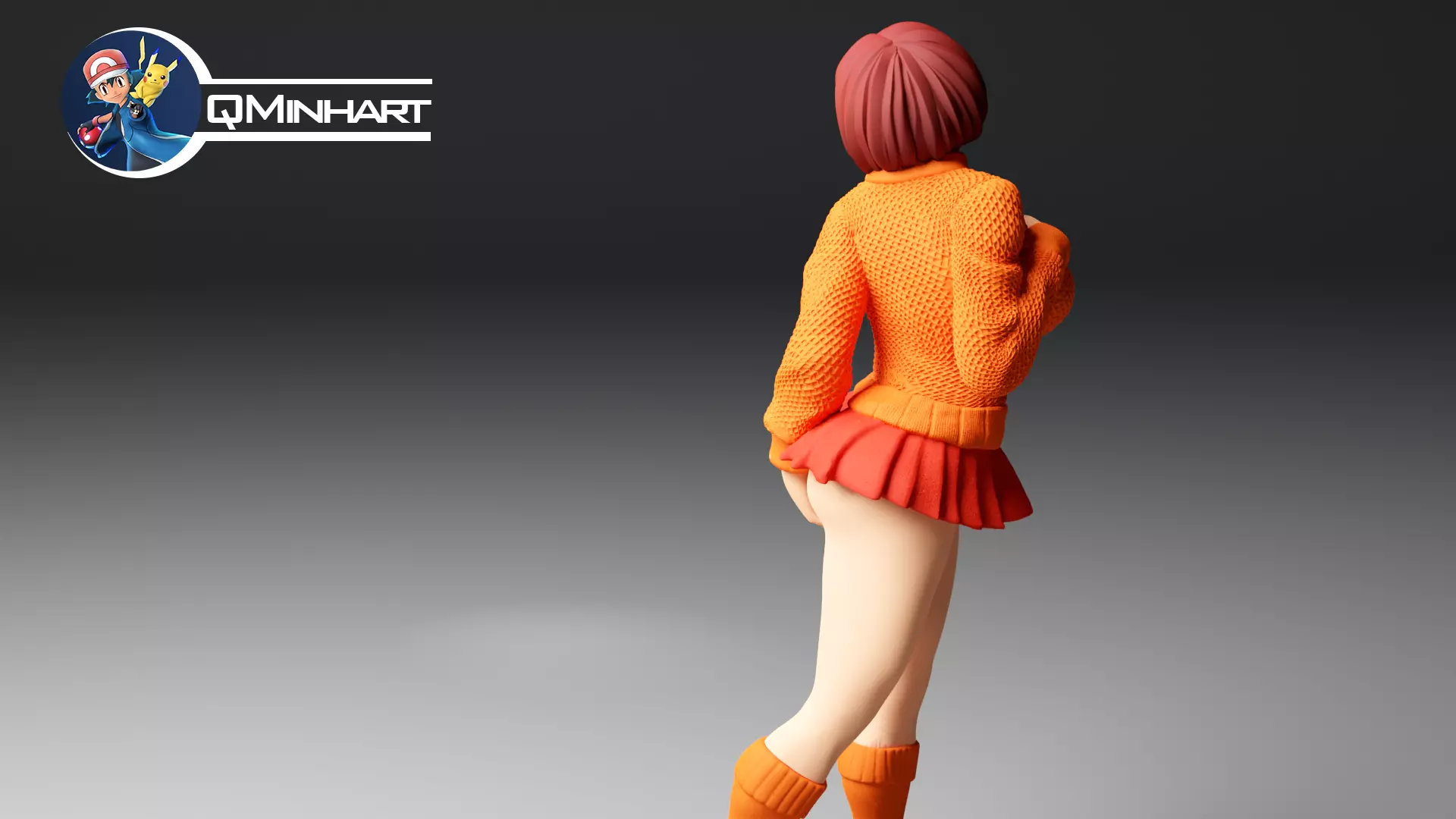 Velma Scooby Doo Fanart Collectible Figure 3D print model_44