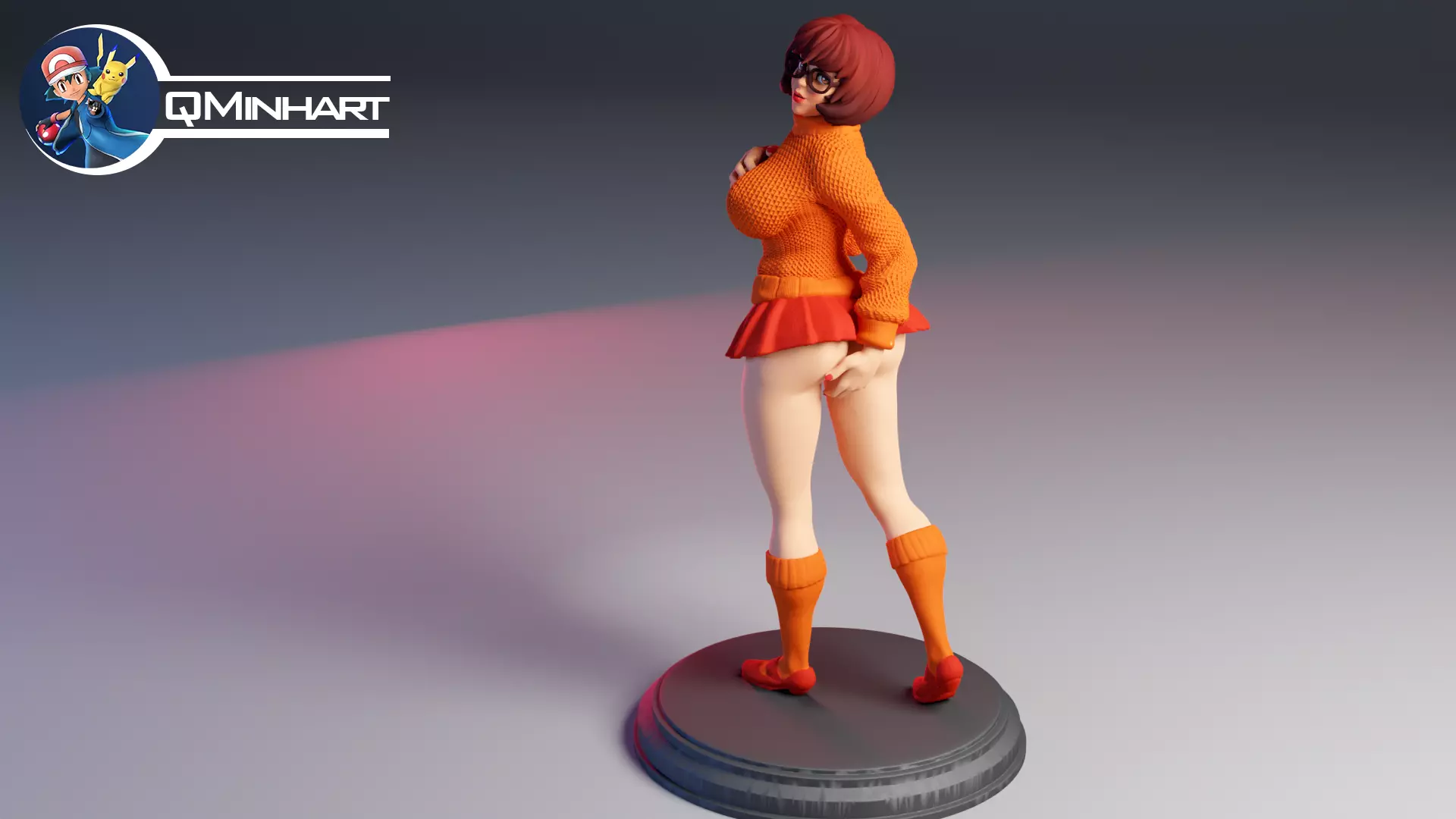 Velma Scooby Doo Fanart Collectible Figure 3D print model_23