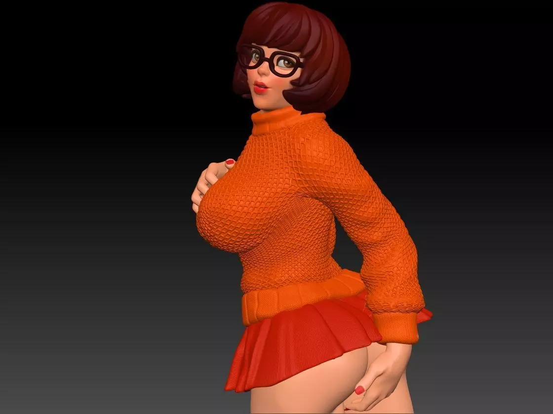 Velma Scooby Doo Fanart Collectible Figure 3D print model_6