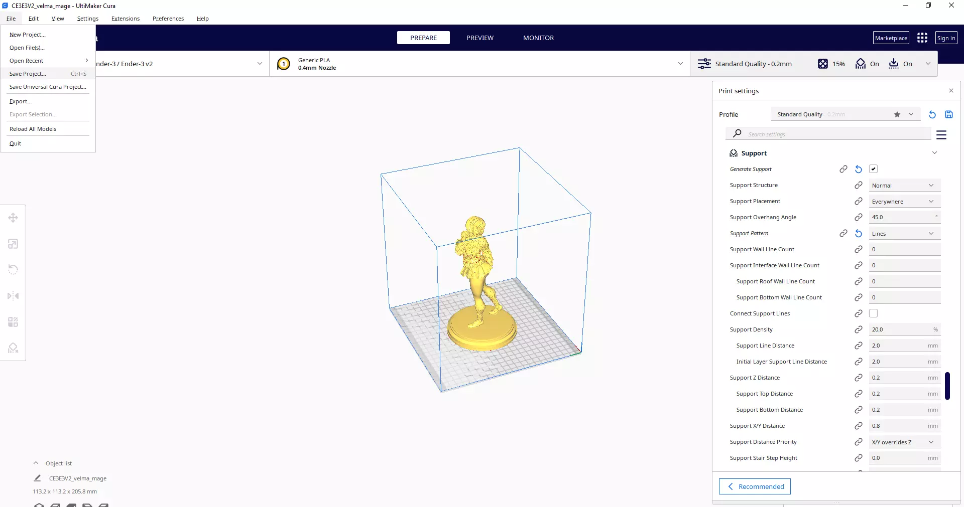 Velma Scooby Doo Fanart Collectible Figure 3D print model_24