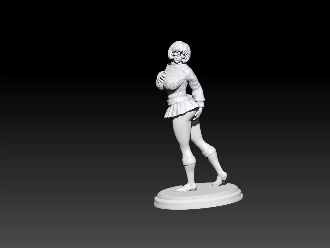 Velma Scooby Doo Fanart Collectible Figure 3D print model_37