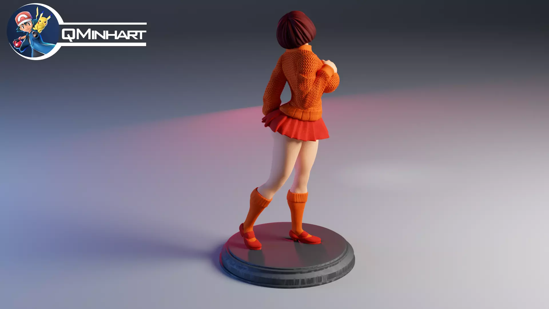 Velma Scooby Doo Fanart Collectible Figure 3D print model_33