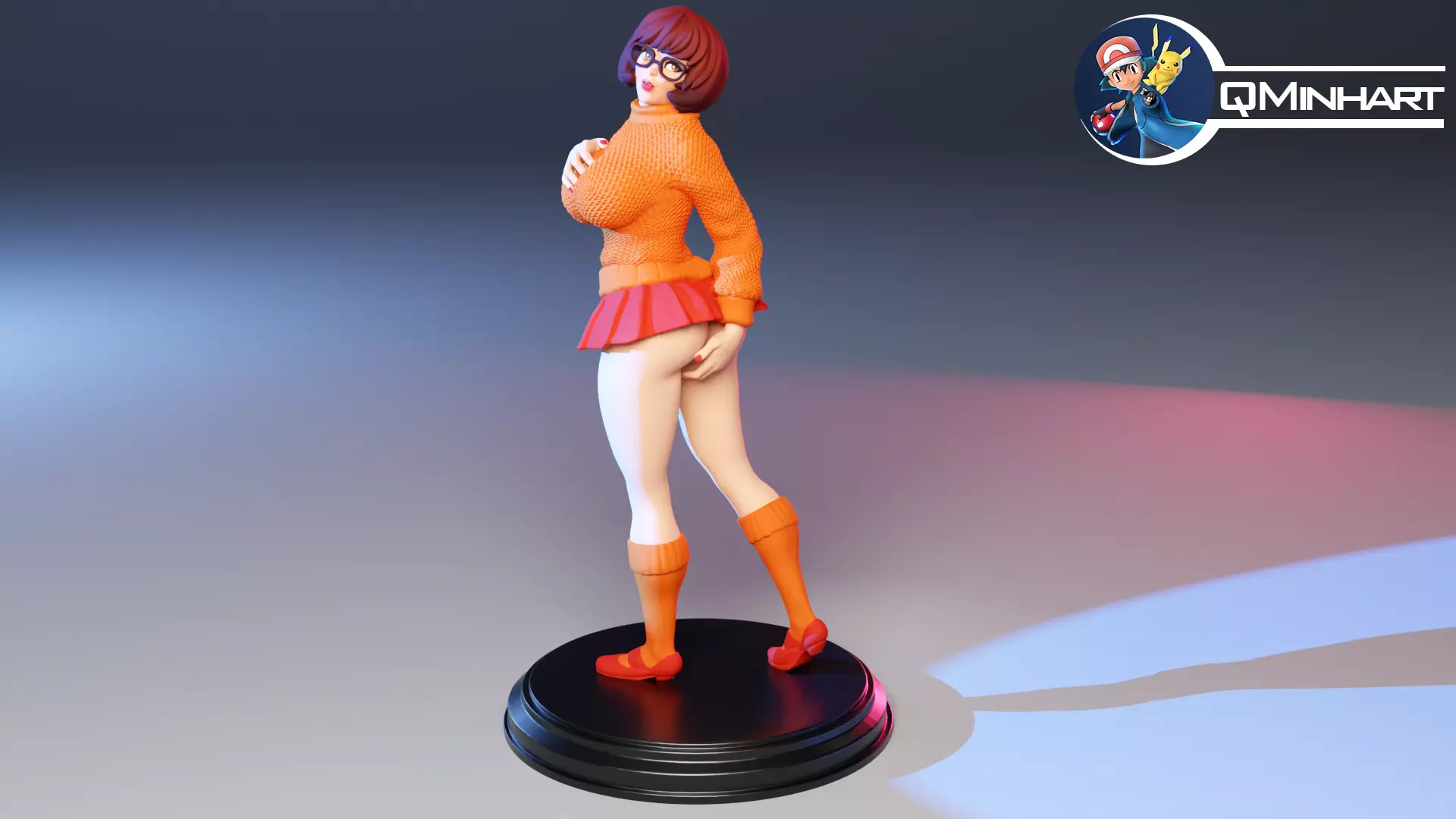 Velma Scooby Doo Fanart Collectible Figure 3D print model_42