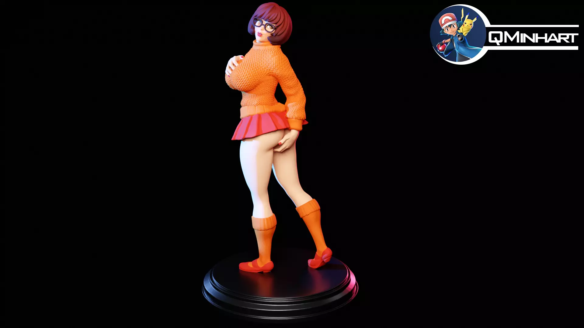 Velma Scooby Doo Fanart Collectible Figure 3D print model_22