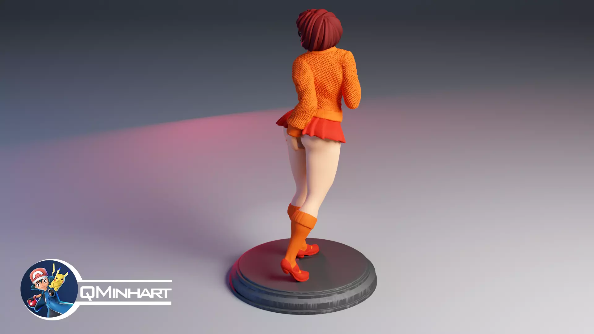 Velma Scooby Doo Fanart Collectible Figure 3D print model_40