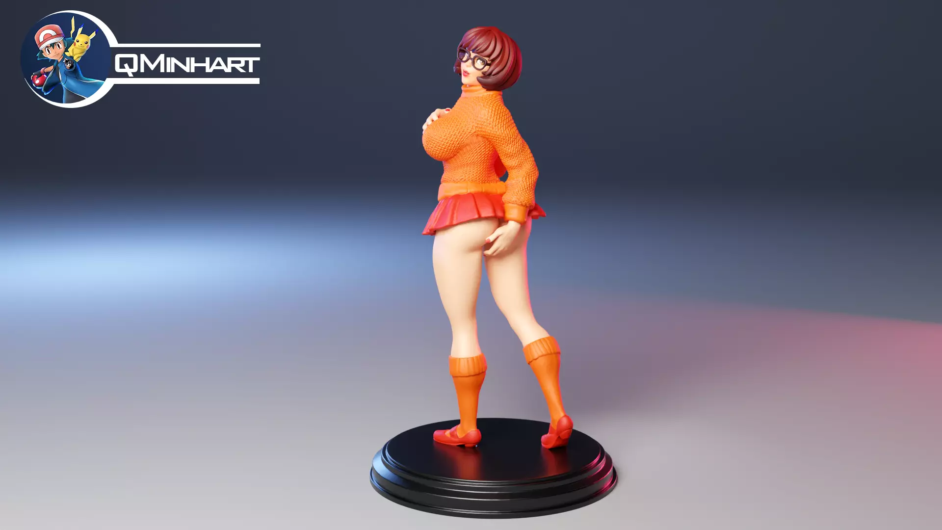 Velma Scooby Doo Fanart Collectible Figure 3D print model_48
