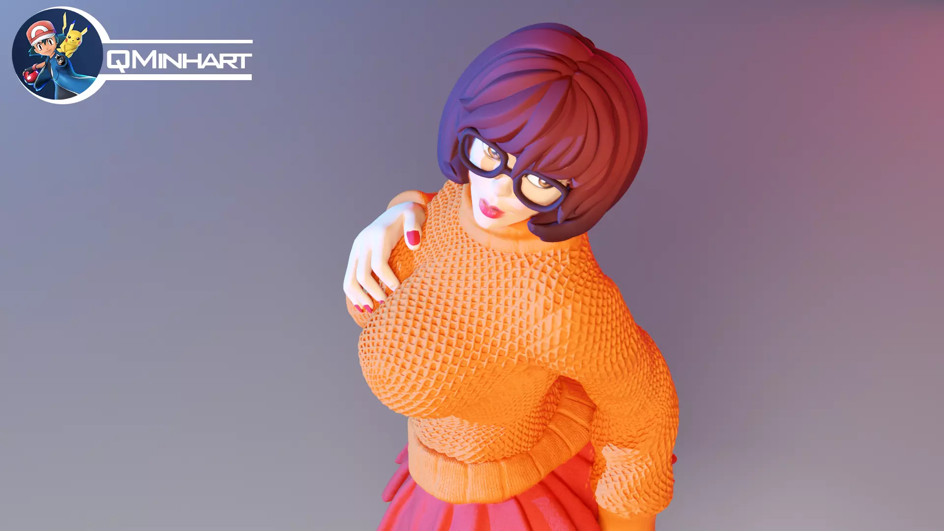 Velma Scooby Doo Fanart Collectible Figure 3D print model_52
