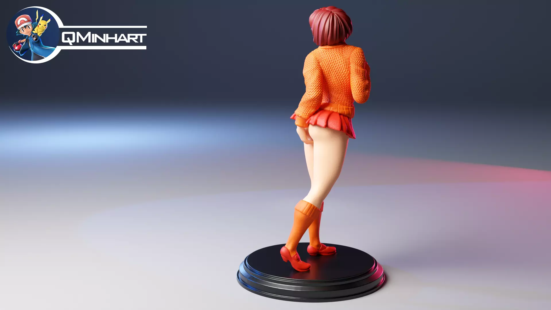 Velma Scooby Doo Fanart Collectible Figure 3D print model_43
