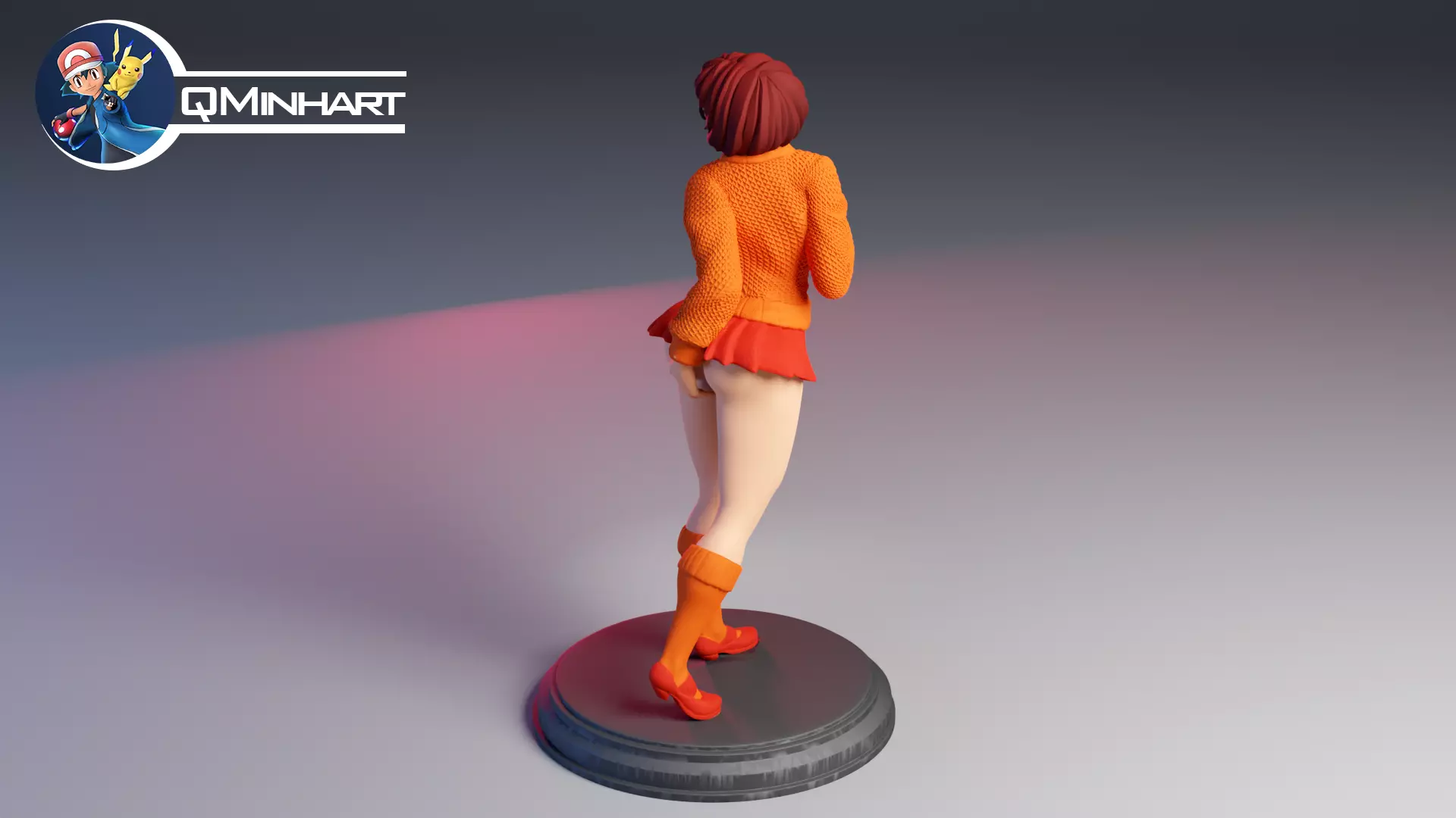 Velma Scooby Doo Fanart Collectible Figure 3D print model_41