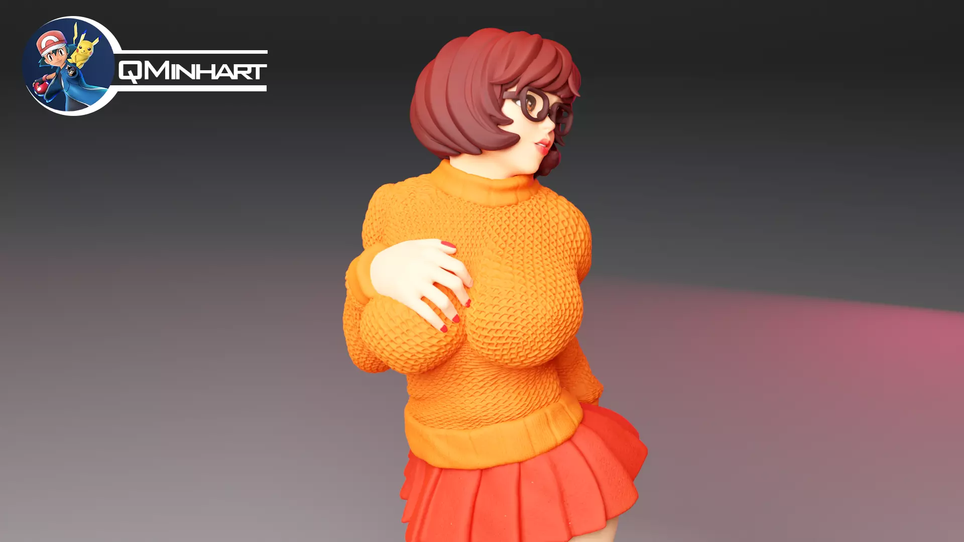 Velma Scooby Doo Fanart Collectible Figure 3D print model_51
