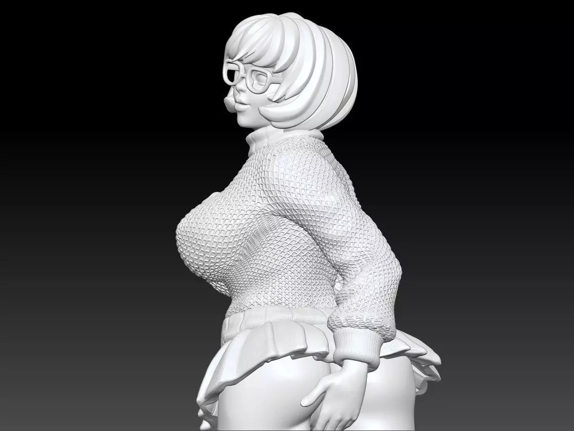 Velma Scooby Doo Fanart Collectible Figure 3D print model_11