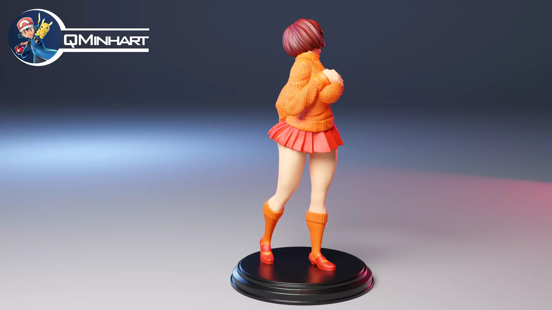 Velma Scooby Doo Fanart Collectible Figure 3D print model_27