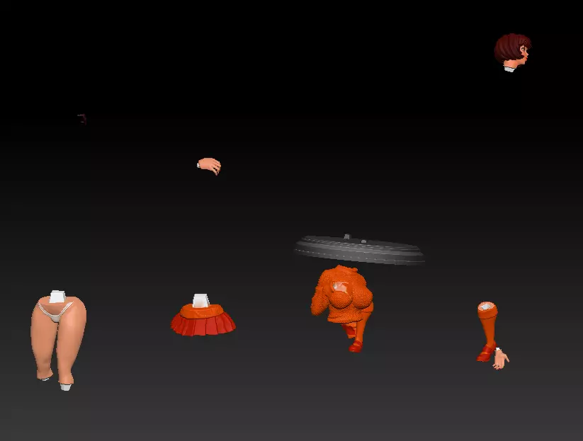 Velma Scooby Doo Fanart Collectible Figure 3D print model_5