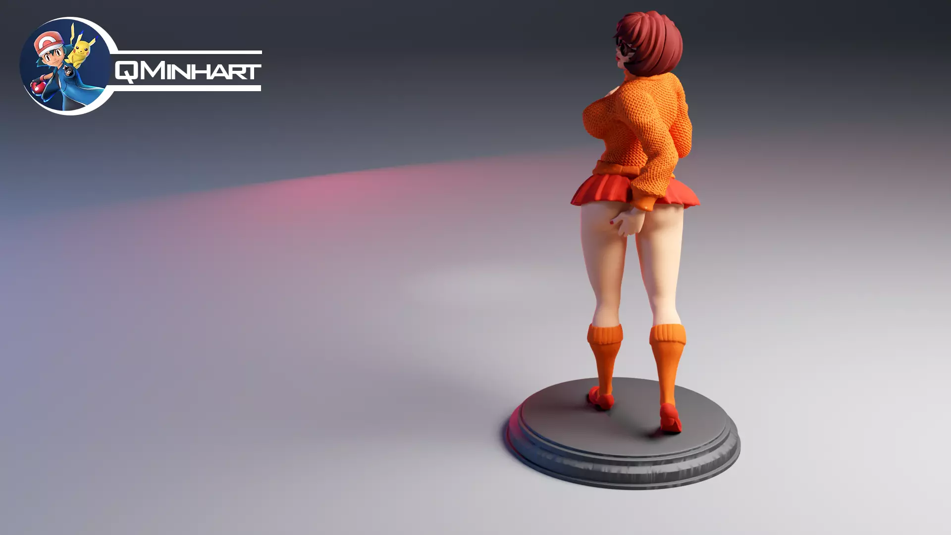 Velma Scooby Doo Fanart Collectible Figure 3D print model_31