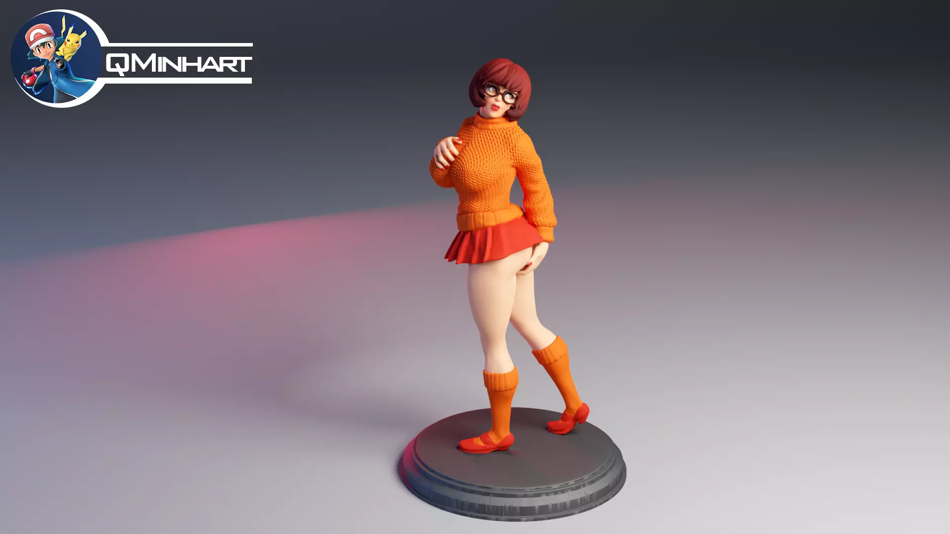 Velma Scooby Doo Fanart Collectible Figure 3D print model_28