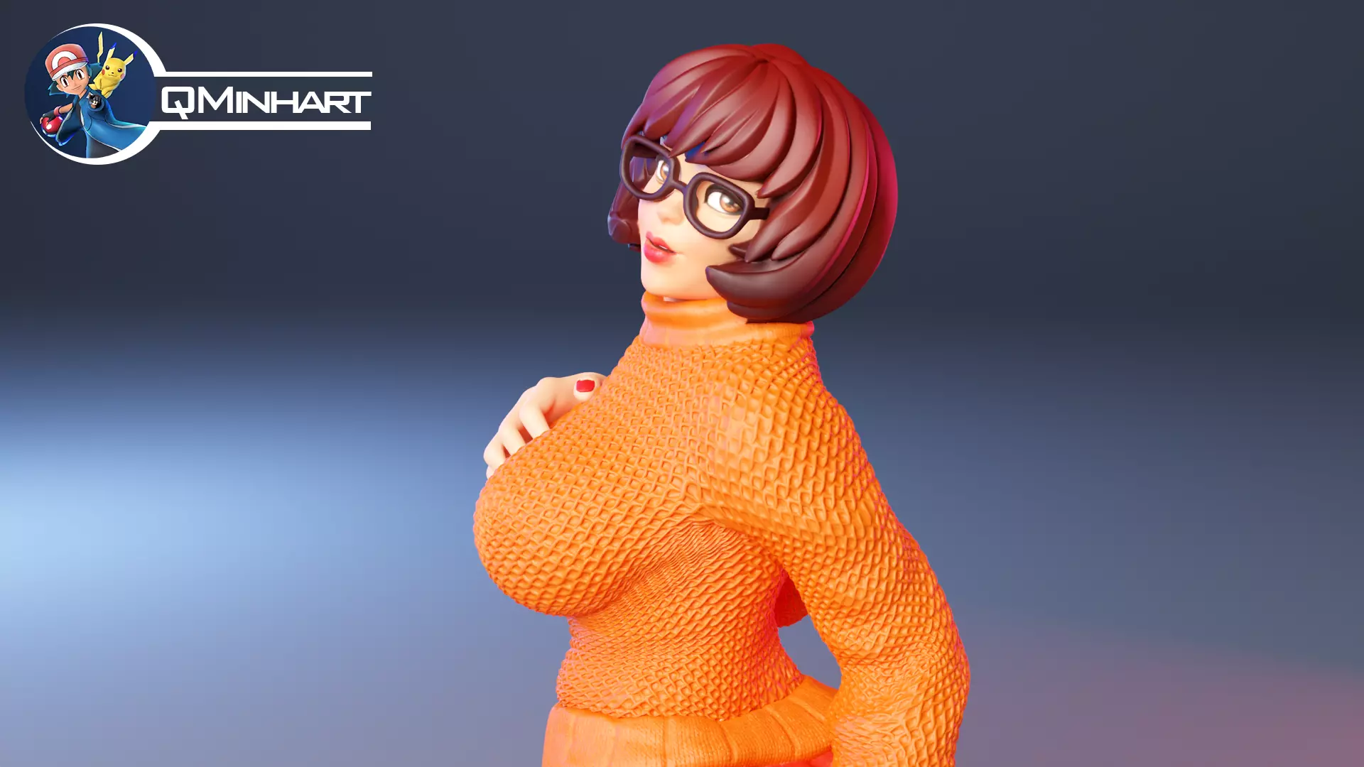 Velma Scooby Doo Fanart Collectible Figure 3D print model_49