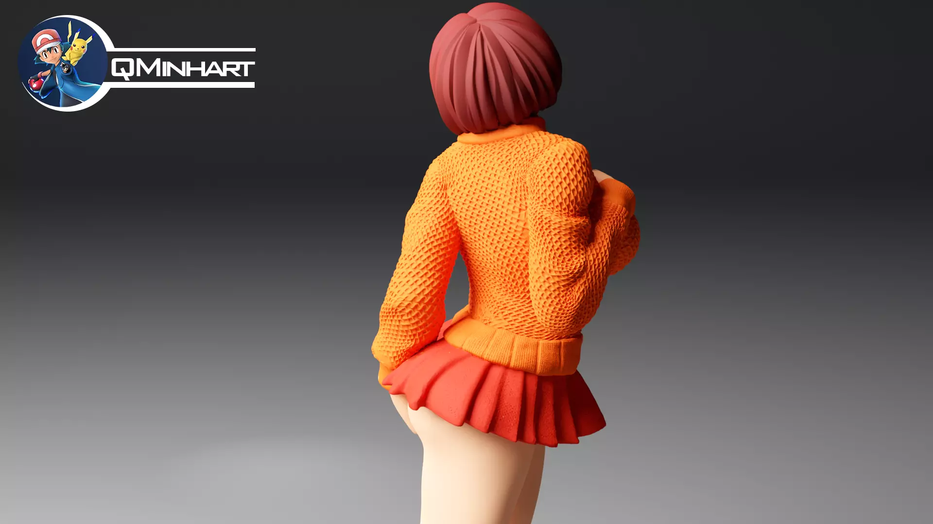 Velma Scooby Doo Fanart Collectible Figure 3D print model_50