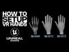 Virtual Reality Hands - Rigged and Animated Low-poly 3D model_2