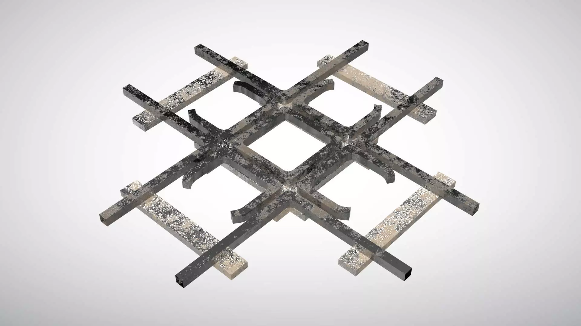 Mini Steam Locomotive Low-poly 3D model_7